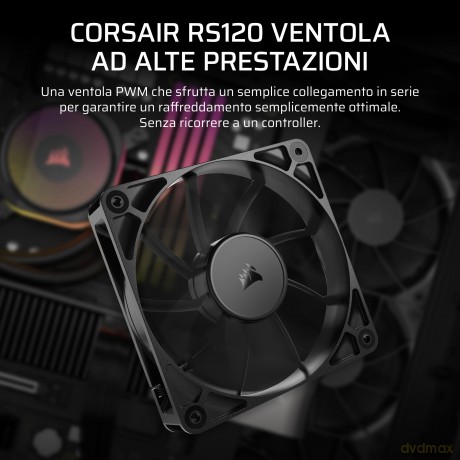 Corsair Rs120 120mm Fan Single Pack