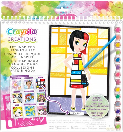 Crayola Creations "Art History" Fashion Set