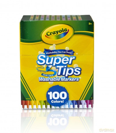 Crayola Viltstiften Met Superpunt 100st.
