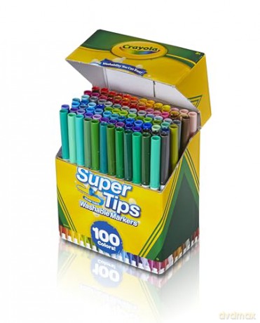 Crayola Viltstiften Met Superpunt 100st.