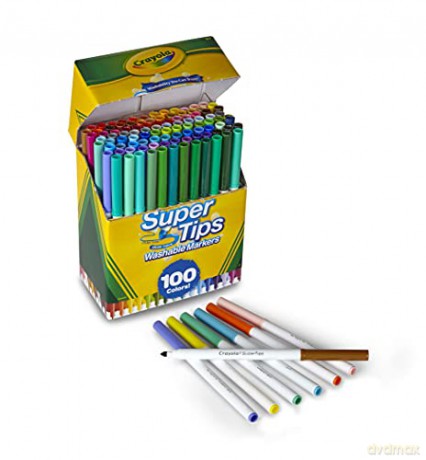 Crayola Viltstiften Met Superpunt 100st.