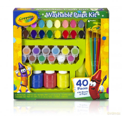 Crayola Washable Kid'S Paint Kit-40pc