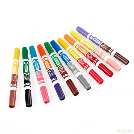 Crayola: 10 Pennarelli Doppia Punta Lavabili Profumati Silly Scents