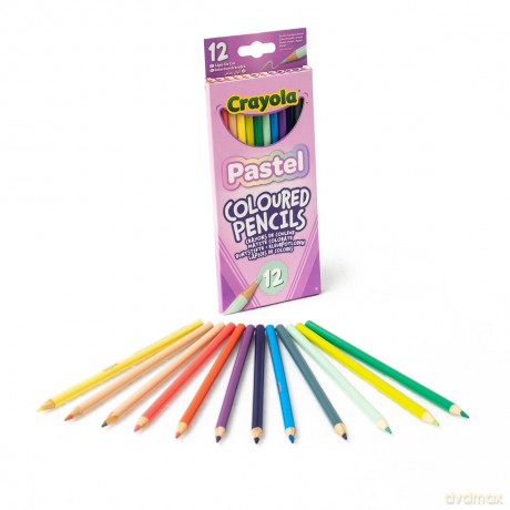 Crayola: 12 Matite Colorate - Pastel