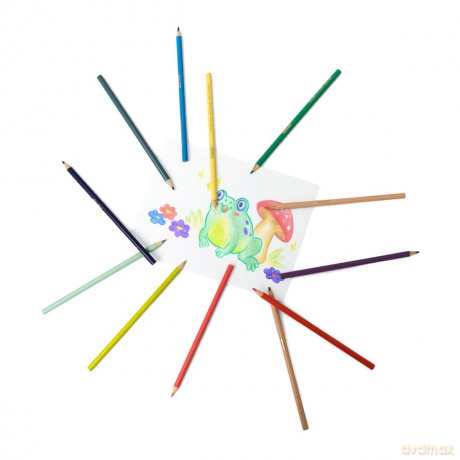 Crayola: 12 Matite Colorate - Pastel