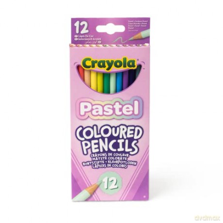 Crayola: 12 Matite Colorate - Pastel