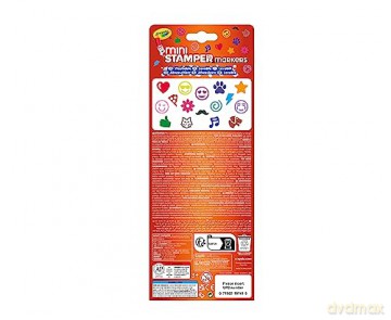 Crayola: 16 Pennarelli Lavabili A Stampino Pip Squeaks