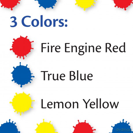 Crayola: 3 Tempere A Dita Lavabili Mini Kids 236 Ml