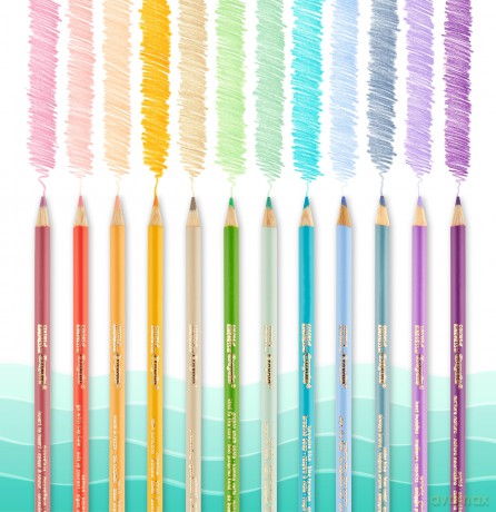 Crayola: 6 Pennarelli Metallizzati