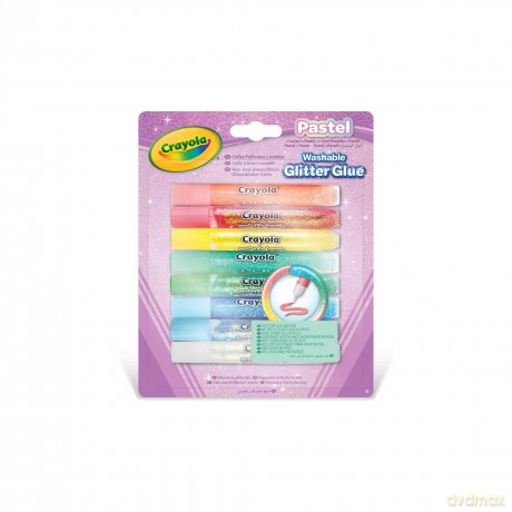 Crayola: 8 Colle Glitter - Pastel