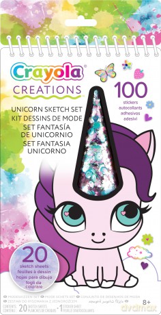 Crayola: Creations Album Set Fantasia Unicorno