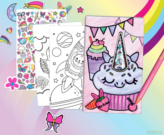 Crayola: Creations Album Set Fantasia Unicorno