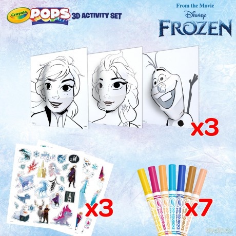 Crayola: Set Attivita' Pops Disney Frozen
