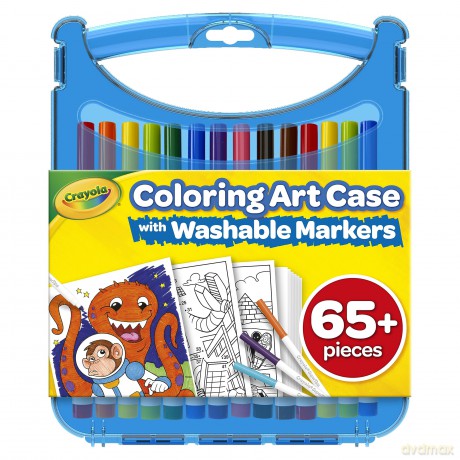 Crayola: Set Valigetta Pennarelli Lavabili Superpunta