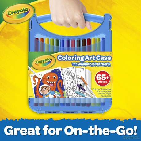 Crayola: Set Valigetta Pennarelli Lavabili Superpunta