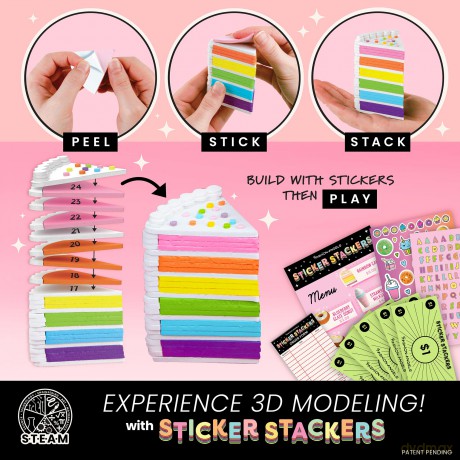 Crayola: Sticker Stackers Set - Pasticceria