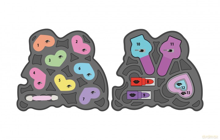 Crazy Chic - Trousse Arcobaleno