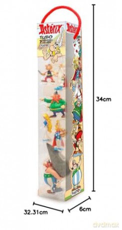 Creative Converting Plastoy Tubo Villaggio Asterix 6 Figurine