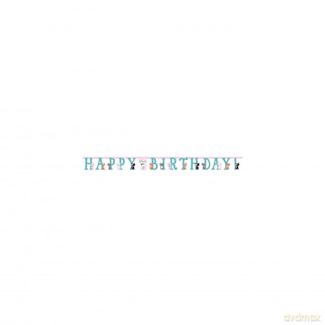 Creative Converting: Cats Happy Birthday - Purr-Fect Party Jointed Banner 210cm.