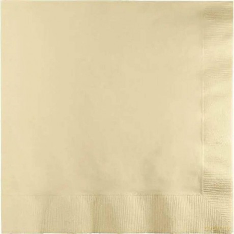 Creative Converting: Ln 10/50ct 3p Ivory Qs