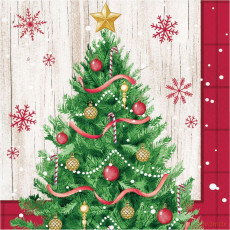 Creative Converting: Ln 12/16ct 2p Vintage Christmas N