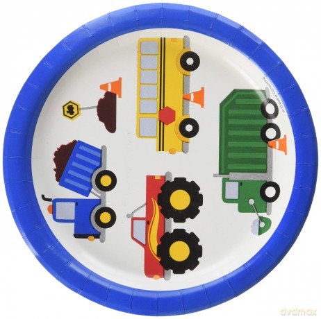 Creative Converting: Plt7 12/8ct Traffic Jam