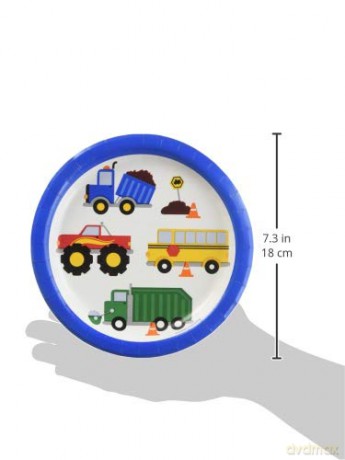 Creative Converting: Plt7 12/8ct Traffic Jam