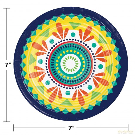 Creative Converting: Plt7 Ss 12/8ct Pottery S