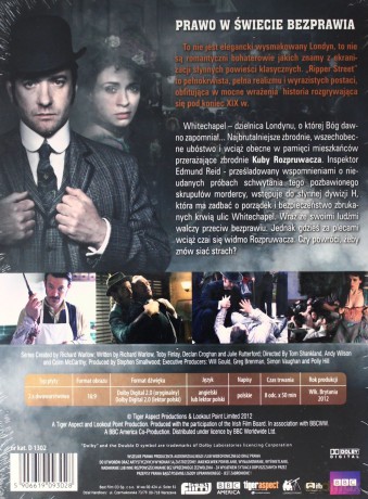 Ripper Street- Tajemnica Kuby rozpruwacza seria 1 [2DVD] 