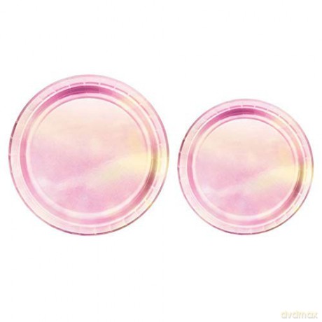 Creative Converting: Plt9 Irid 12/8ct Iridescent Qs