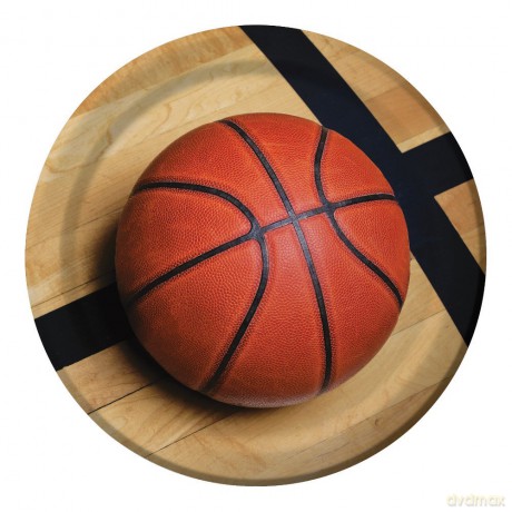 Creative Converting: Plt9 Ss 12/8ct Sp/Fanatic Bskb Qs
