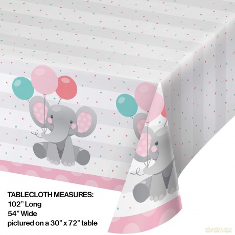 Creative Converting: Tc Pr Aop 6/1ct54x102 Girl Ench.Elep Qs