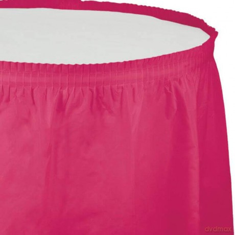 Creative Converting: Ts Pl 6/1ct Hot Magenta Qs. Gonna Plastica 74 X 420 Cm Fuxia - Hot Magenta