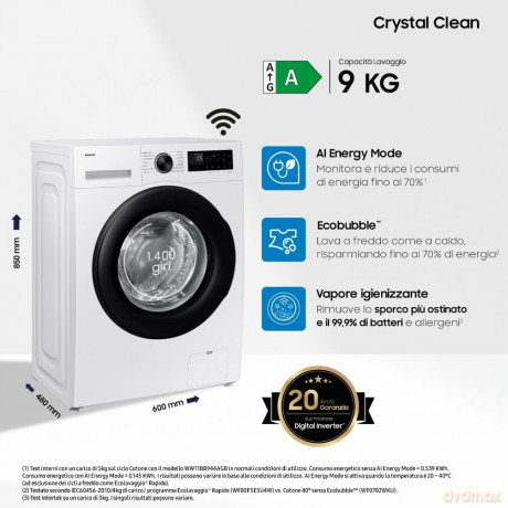 Crystal Clean 9kg A-10 Vapore
