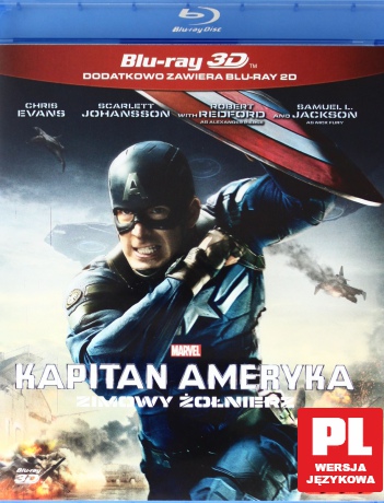 Kapitan Ameryka: Zimowy żołnierz 3D [Blu-Ray]