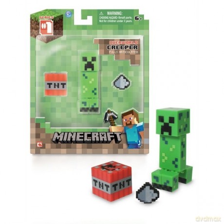 MINECRAFT Creeper + akcesoria MIN16503 [ZABAWKA]