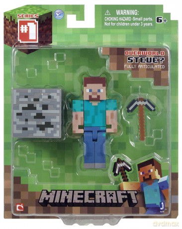 MINECRAFT Steve + akcesoria MIN16501 [ZABAWKA]
