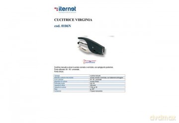 Cucitrice Virginia Nera