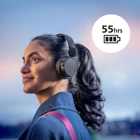 Cuffia Over-Ear Wireless Bass+ Bl