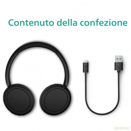 Cuffia Over-Ear Wlrs Bass+ S5 Black