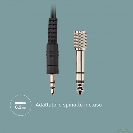 Cuffia Stereo Tv Cavo Da 5 M