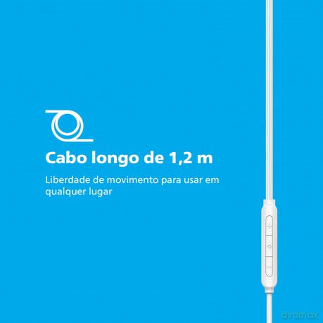 Cuffie In Ear Cablate+Mic - Bianco