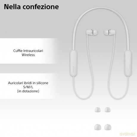 Cuffie In-Ear Bluetooth White