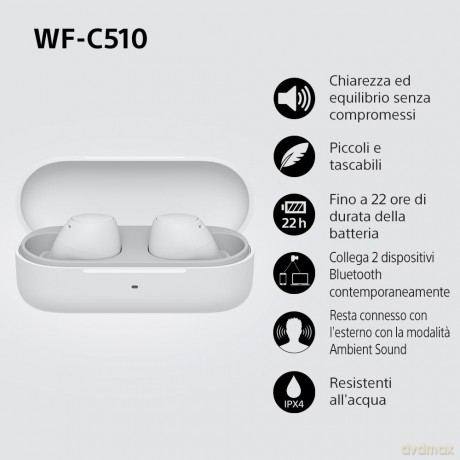 Cuffie In-Ear True Wrls Bianco
