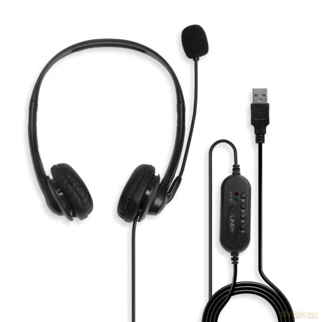 Cuffie Stereo Usb Con Microfocno