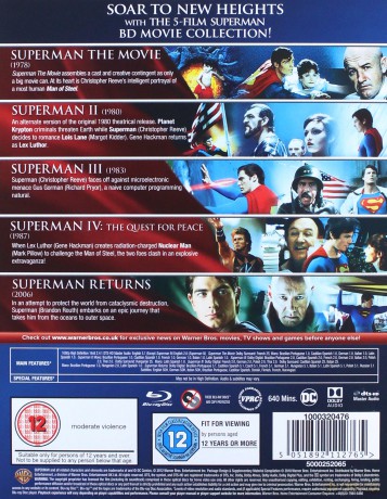 The Superman Kolekcja 5 Filmów 1978-2006 [5xBlu-Ray]