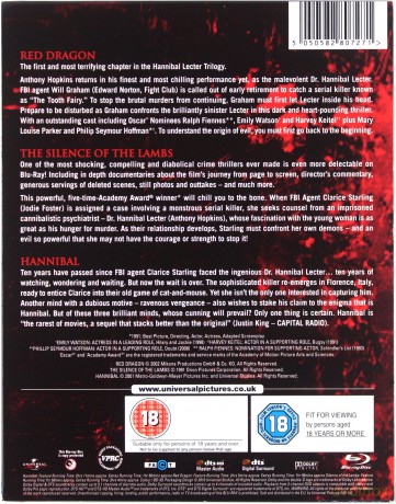 Hannibal Lecter Trilogy [BOX] [3xBlu-Ray]