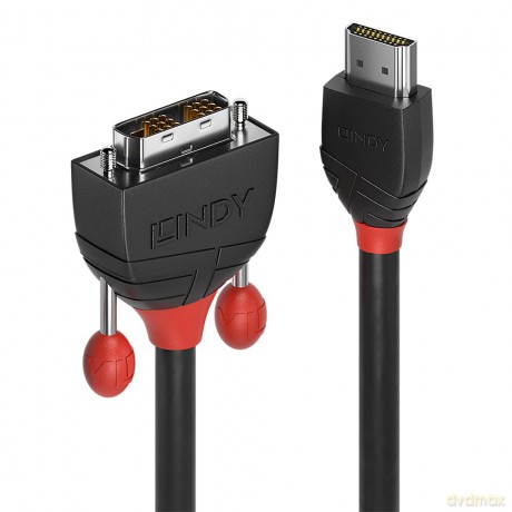 D Single Link Kabel Black Line 3m