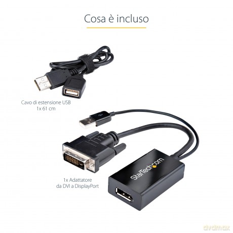 D To Dp Video Adapter - Dvi To Displayport Converter
