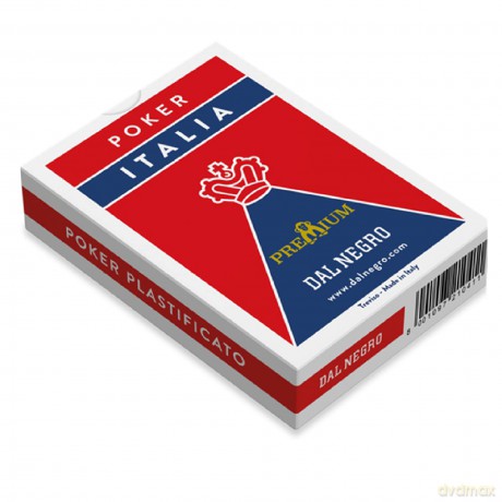 Dal Negro - 21041 Poker Italia Rosso, Carte Da Gioco